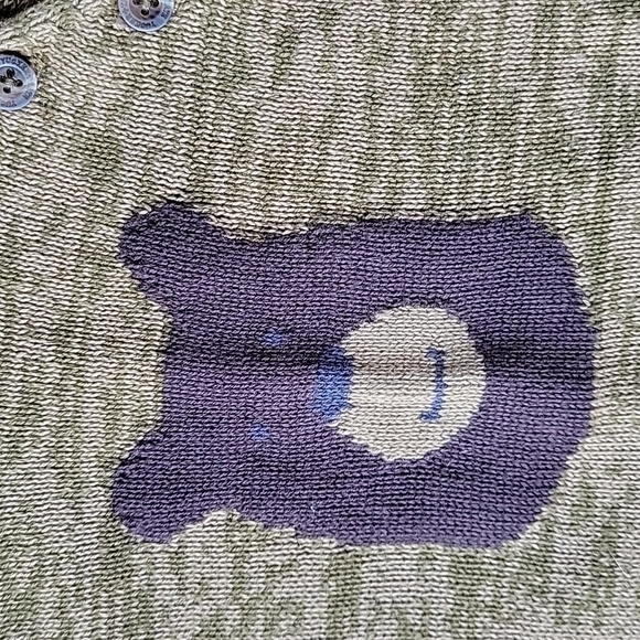 Tucker+Tate teddy bear brown knit crewneck long sleeves ribbed sweate sz9mo new - Picture 4 of 8